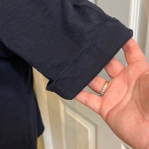 Talbots, size XL, Navy Square Neck Top - Picture 4 of 5